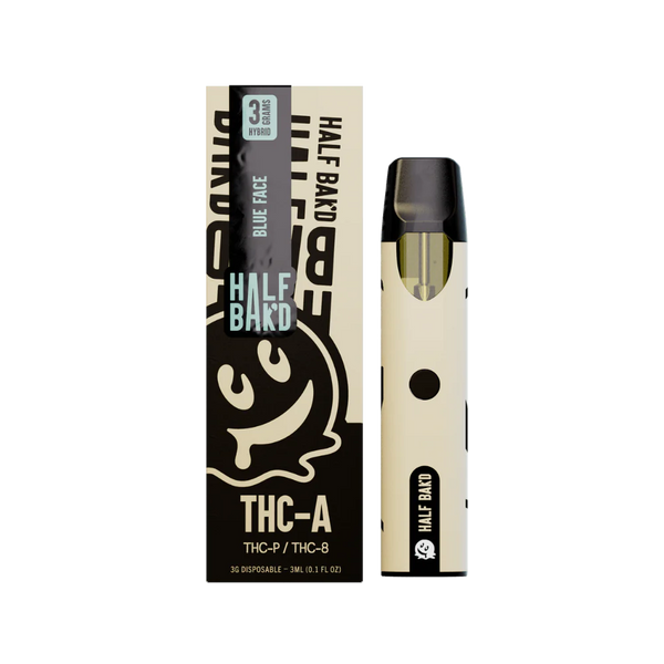 HALF BAK'D BY HAPPI THC-A + THC-P + THC-D8 3GM DISPO 5CT/ BOX – SmokeKo