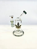 3” ALEAF FOUNTAIN PERC WATERPIPE