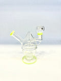 7” PYRAMID WITH ICE CATCHER & PERC WATER PIPE