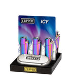 CLIPPER LIGHTERS ICY COLORS 12CT