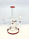 9” MUSHROOM PERC WATER PIPE