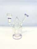 7” PYRAMID WITH ICE CATCHER & PERC WATER PIPE