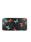 BUTTERFLY ROLLING TRAY W/ REFLECTIVE MAGNETIC COVER