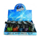 SPECIAL BLUE MINI CLEAR TORCH LIGHTER  20CT/ BOX